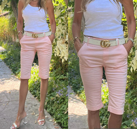 Lora Bermuda Shorts - Pink