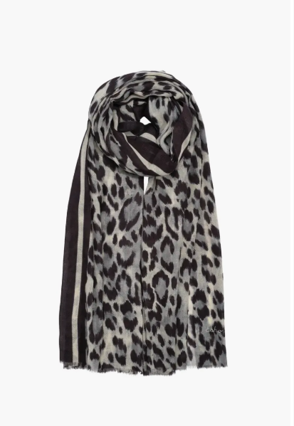 Leopard Wrap - Black