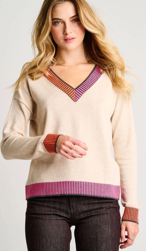 Ribbed & Ready Sweater - Almond