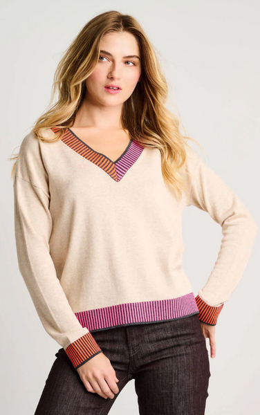 Ribbed & Ready Sweater - Almond