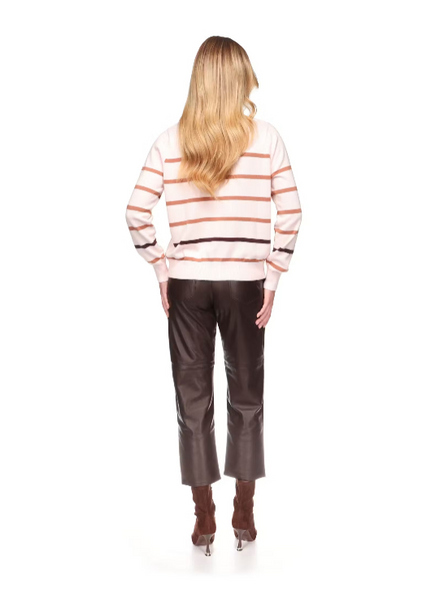 Easy Stripe Crew - Rosewater