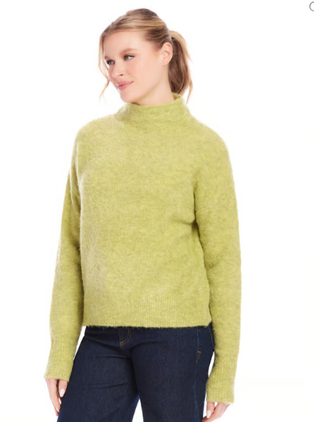 Mockneck Sweater - Moss