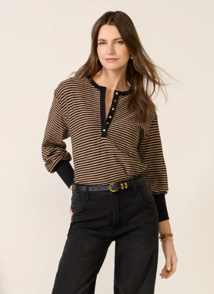 Victoria Henley - Mini Cocoa Stripe