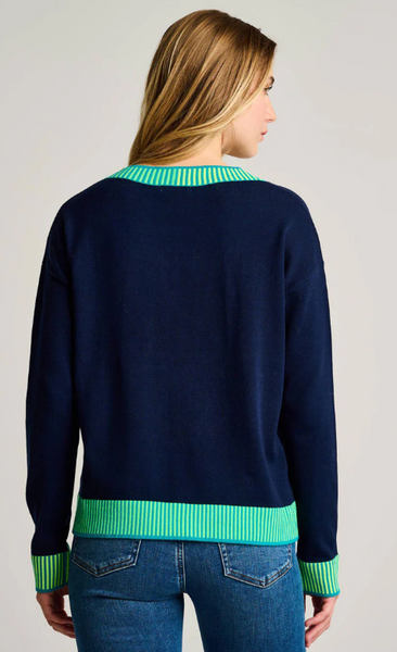 Ribbed & Ready Sweater - Navy