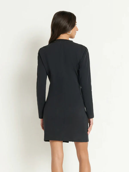 Taylor Wrap Dress - Jet Black