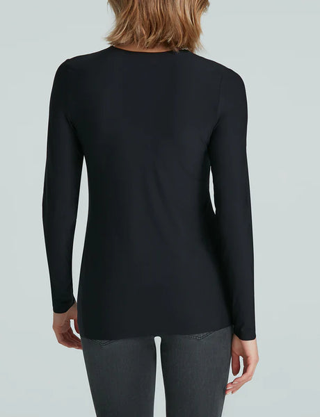 Butter Long Sleeve Crew Neck - Black