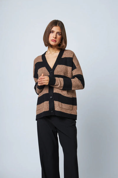 Phillie Cardigan - Charred Hickory