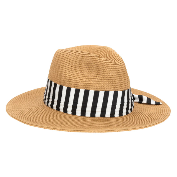 Gidget Ultrabraid Fedora - Black/White
