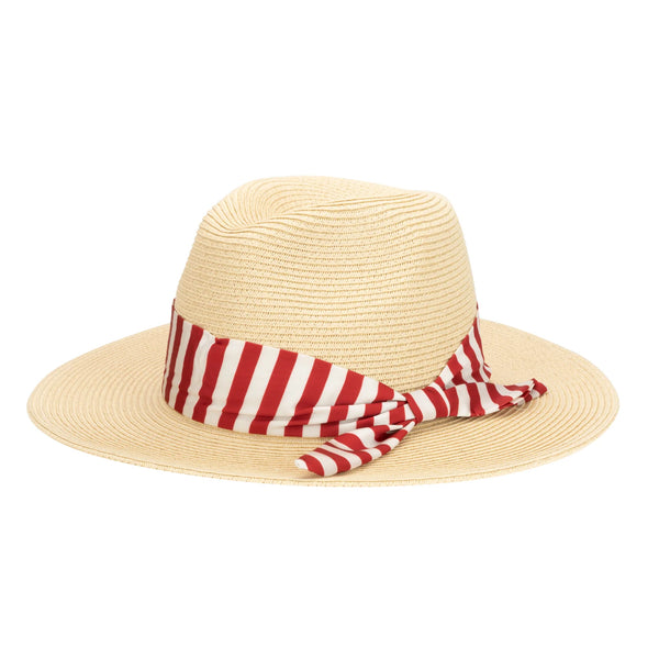 Gidget Ultrabraid Fedora - Red/White