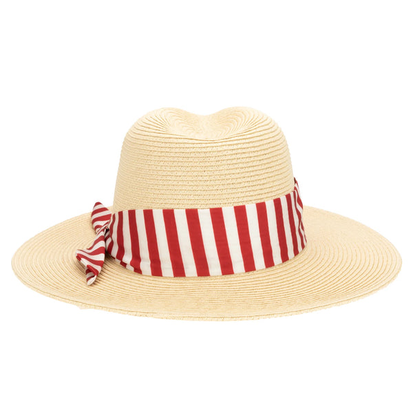 Gidget Ultrabraid Fedora - Red/White