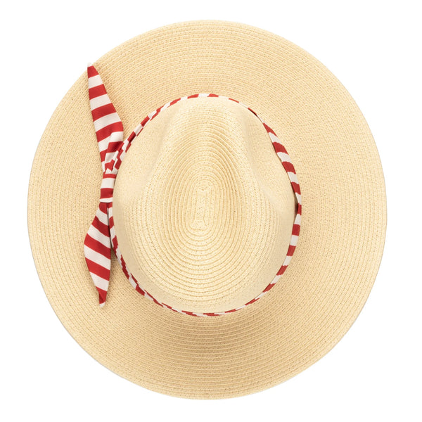 Gidget Ultrabraid Fedora - Red/White