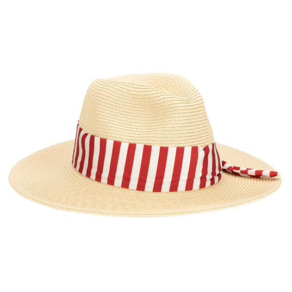 Gidget Ultrabraid Fedora - Red/White