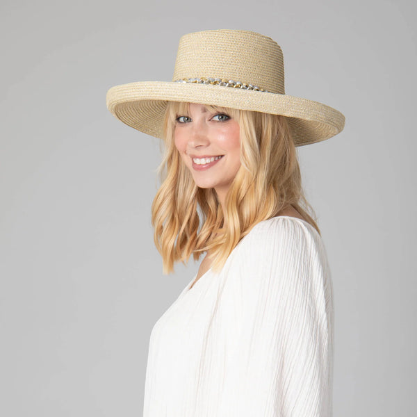 Sailor Gambler Hat - Silver