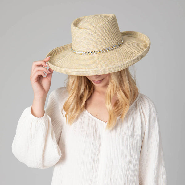 Sailor Gambler Hat - Silver