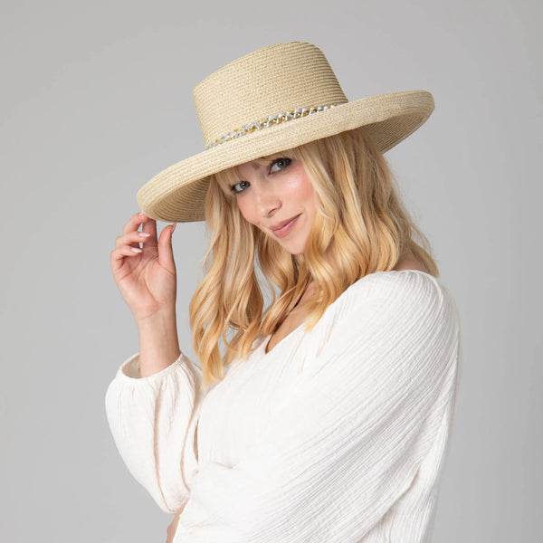 Sailor Gambler Hat - Silver