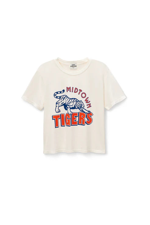 Midtown Tigers Everyday Tee - Off White
