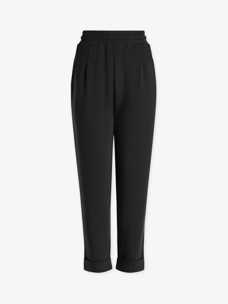 Rolled Cuff Pant 25" - Black