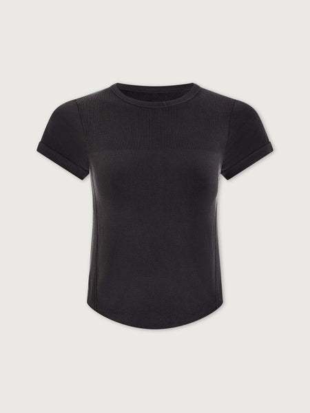 Casper Seamless Tee - Black