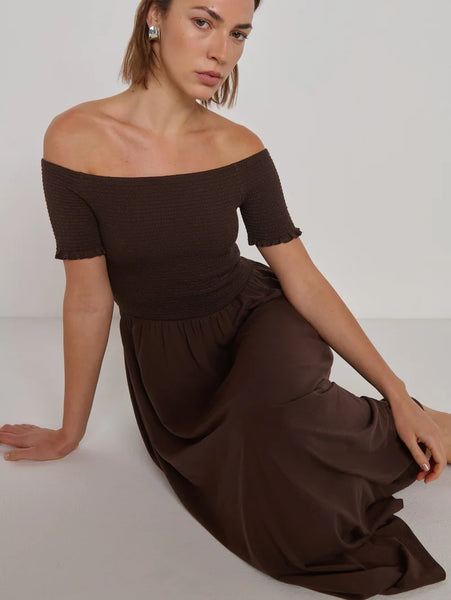 Vivian Dress - Cocoa