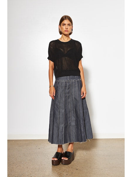 Emersyn Knit Top - Caviar