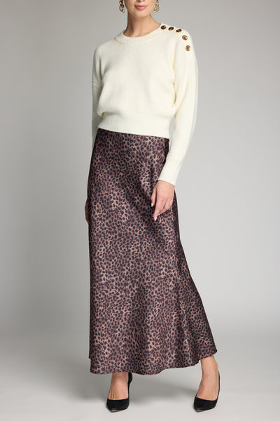 Fiora Button Sweater - Cream