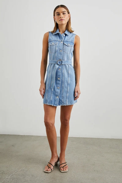 Wilshire Denim Dress - Blue Dream