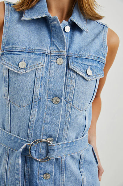 Wilshire Denim Dress - Blue Dream