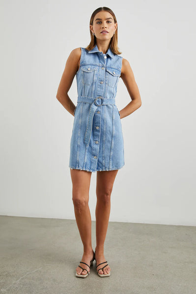 Wilshire Denim Dress - Blue Dream