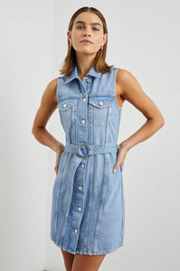 Wilshire Denim Dress - Blue Dream