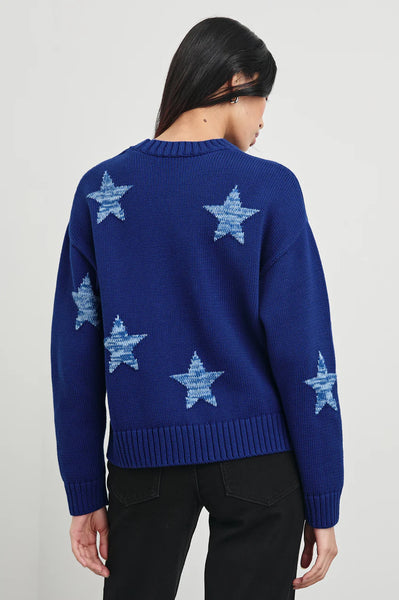 Zoey Sweater - Cobalt Galaxy