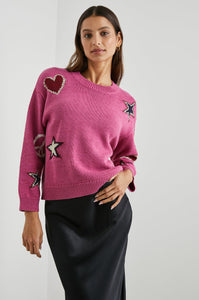 Zoey Sweater - Pink Multi