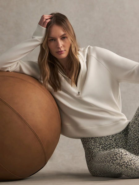 Karo Half-Zip Active Sweat - Snow White