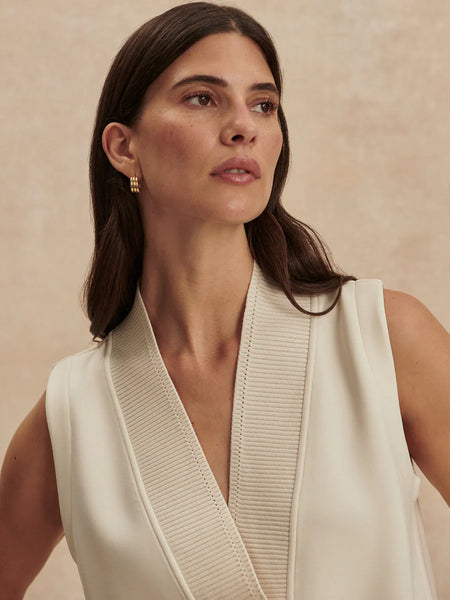 Freida V-Neck Tank - Pristine