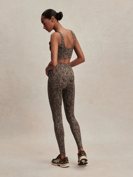 Freesoft High Rise Legging 25" - Brown Cheetah
