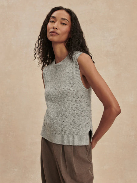 Hazen Knit Tank - Grey Melange