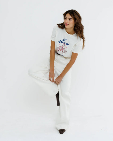 Everyday Tee - All American Cowgirl - Off White