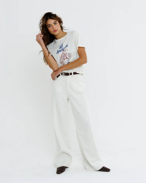 Everyday Tee - All American Cowgirl - Off White