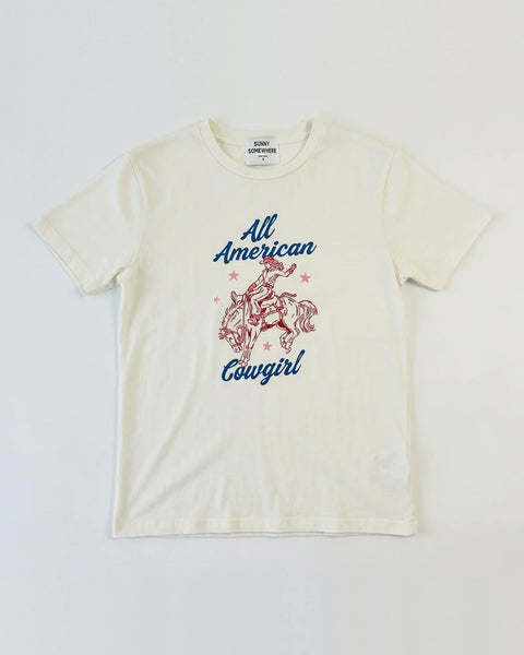 Everyday Tee - All American Cowgirl - Off White