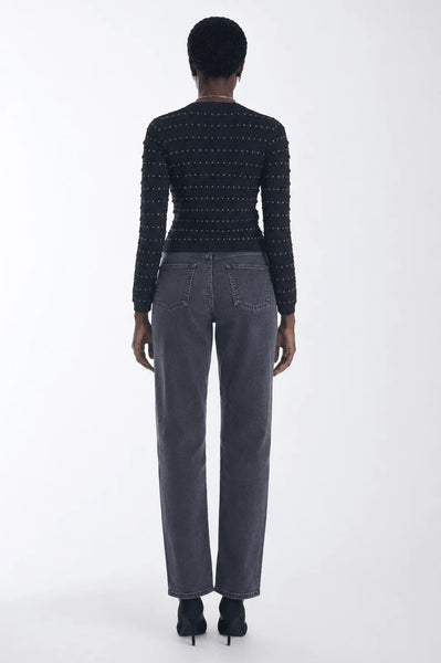 Anna Studded Cardigan - Black