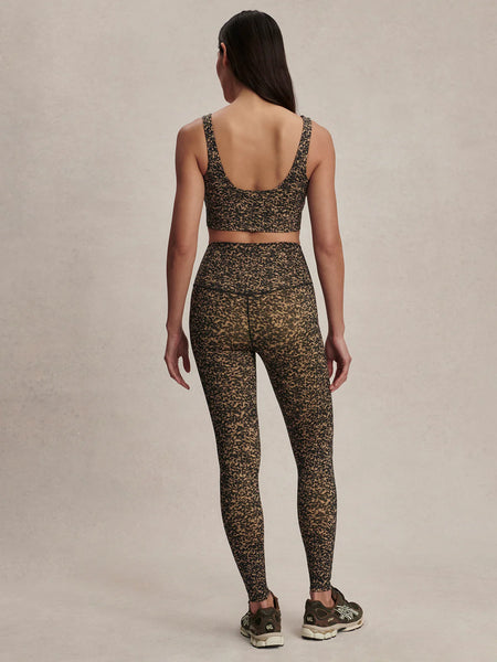 Freesoft High Rise Legging 25" - Prairie Sand Cheetah