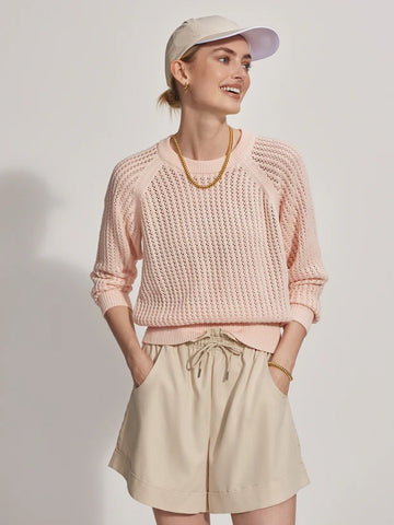 Clay Knit Sweat - Silver Peony