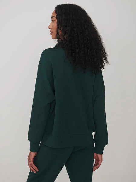 Hawley Half Zip Sweat - Ponderosa Pine