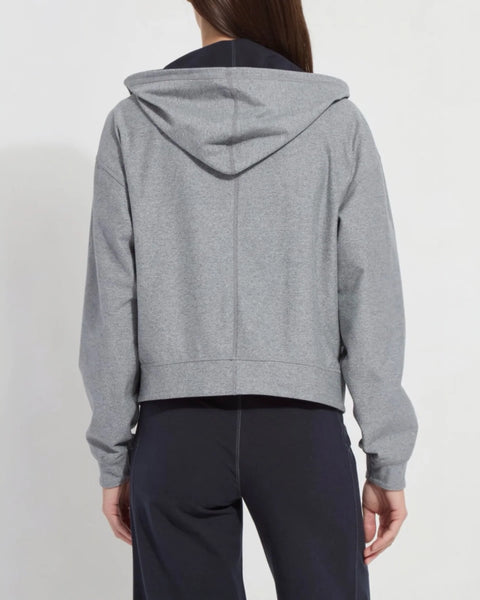 Jovie Reversible Hoodie - True Navy/Grey Melange