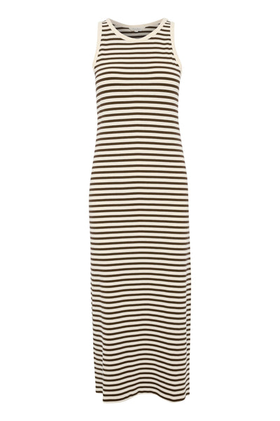 Garitta Dress - Canteen Stripe