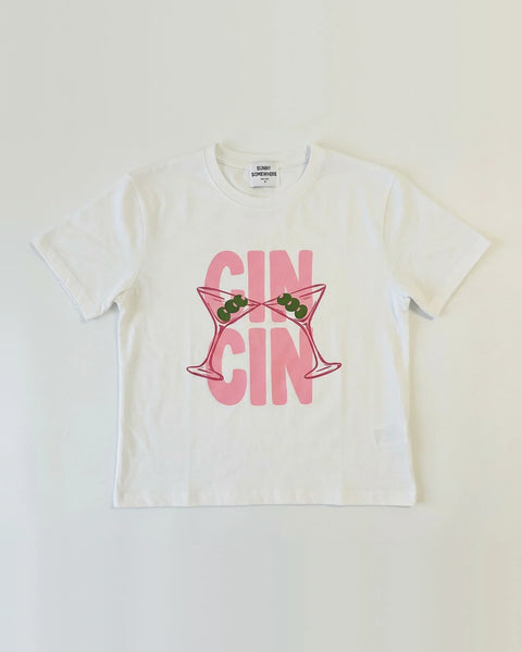 Everyday Tee - Cin Cin - White