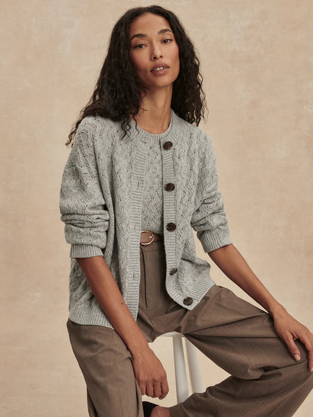 Hossler Knit Cardigan - Grey Melange
