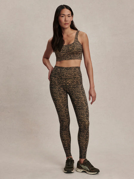 Freesoft High Rise Legging 25" - Prairie Sand Cheetah
