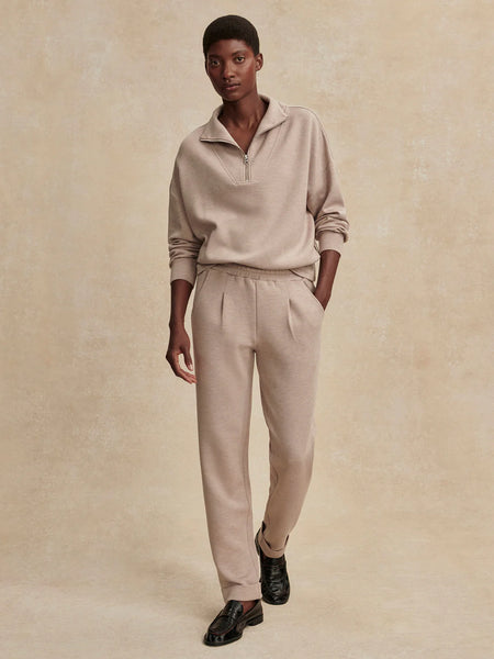 The Rolled Cuff Pant 28.5" - Taupe Marl
