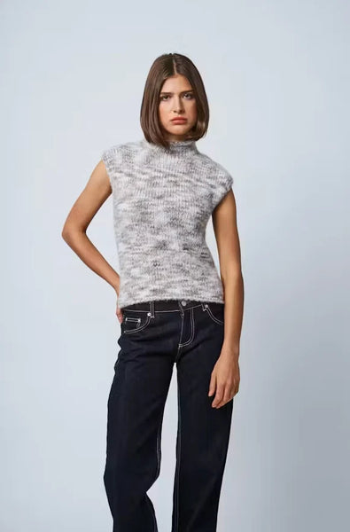Nellie Sleeveless Sweater - Canadian Lynx