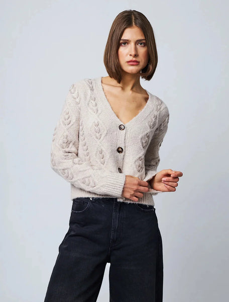 Effie Cardigan - Soft Fawn